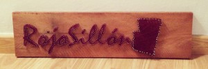 Cuadro de hilo logo rojosillón