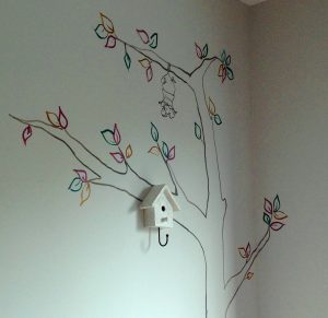 RojoSillon_Mural Pared infantil_02