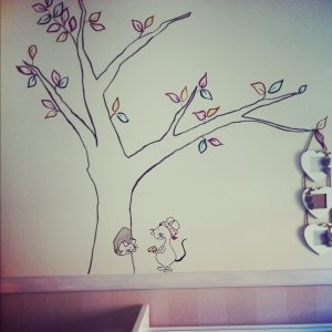 RojoSillon_Mural Pared infantil_11