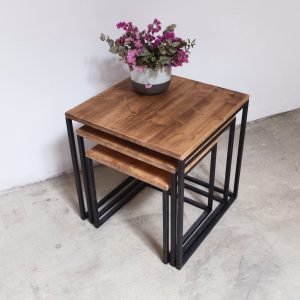 rojosillon_mesa set tres_ hierro y madera 04