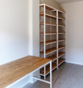 estanteria hierro y madera rojosillon 9