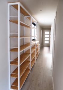 estanteria hierro y madera rojosillon 9