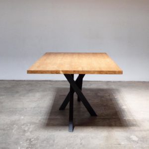 MESA HIERRO Y MADERA A MEDIDA 