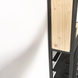 BOTELLERO MUEBLES A MEDIDA HIERRO Y MADERA ROJOSILLON