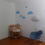 Mural infantil_ Nubes para Marc