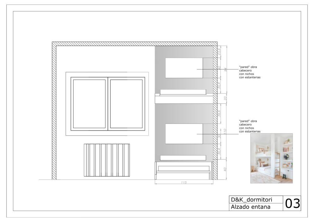 mobiliario a medida_produccion de un dormitorio infantil interiorismo_rojosillon