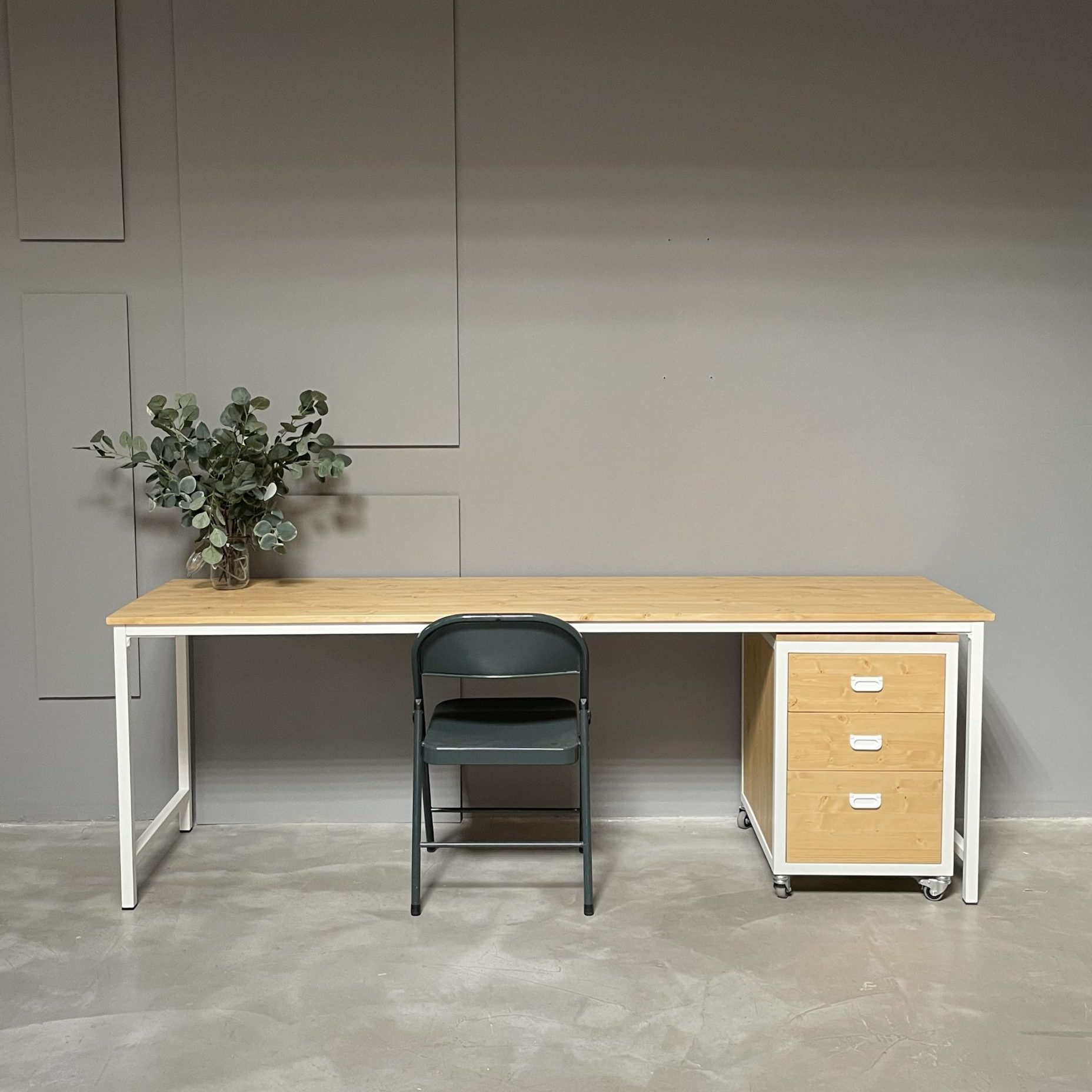 mobiliario a medida_escritorio para dormitorio mesa y cajon_rojosillon